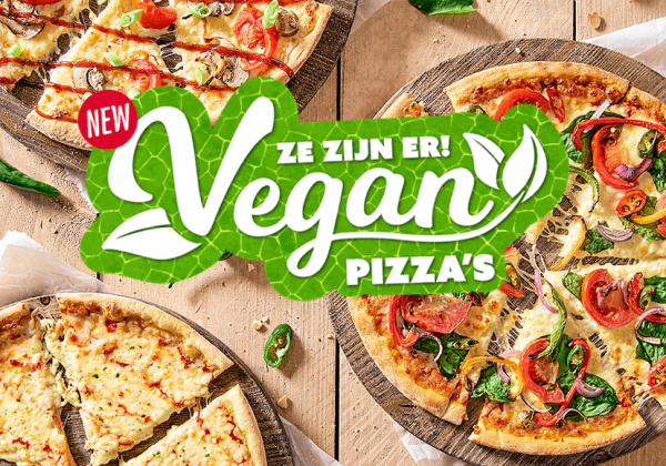 Domino’s lanceert drie nieuwe vegan pizza’s!